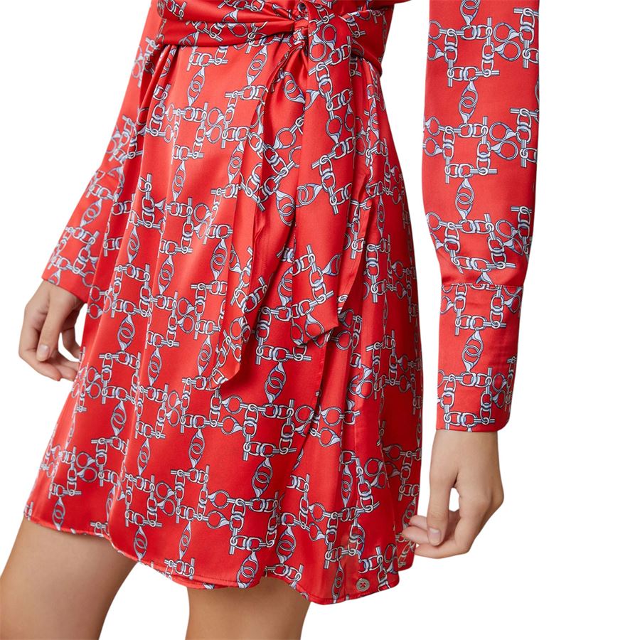 Esopo Abito in raso a fantasia da donna Penny Black | 2511221323200001